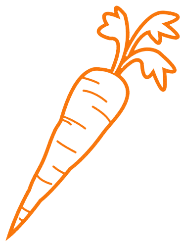 Ilustración de zanahoria